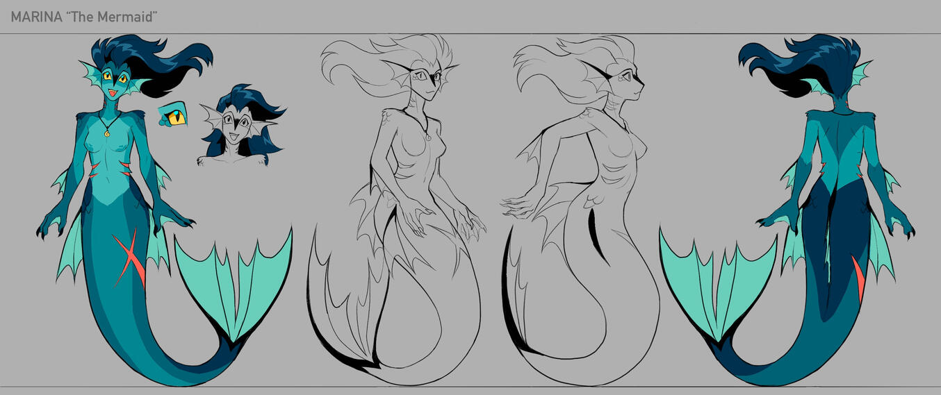 Mermaid Character Design 2026