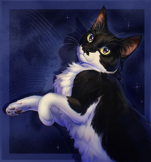 Cat Portrait Commission 2025