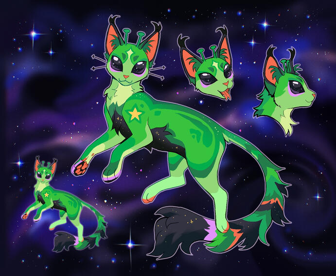 Alien Cat Design 2025